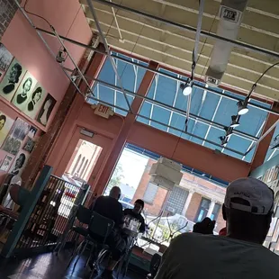 Interior facing window