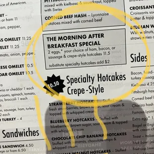 Order a side of hash and you got everything covered!