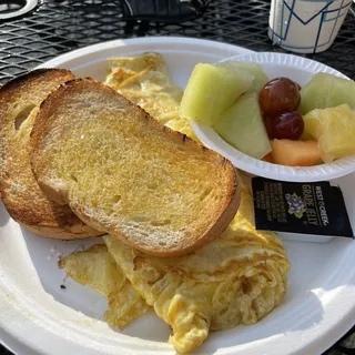 Corned Beef and Swiss Omelet