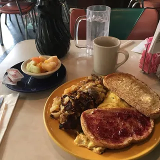 Spinach and Feta Omelet