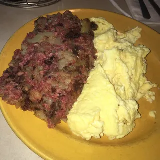 Chorizo Hash and 2 Eggs