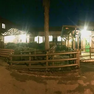 Outside