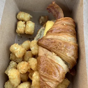 Bacon, Egg, and Cheese croissant