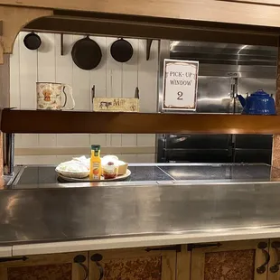 a view of the kitchen