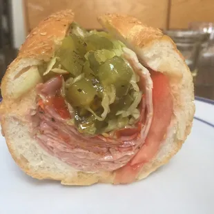 Italian sub with everything.