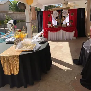 A small view of some of the set up