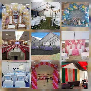 Ballon Towers, arch, Garlands available call for more details