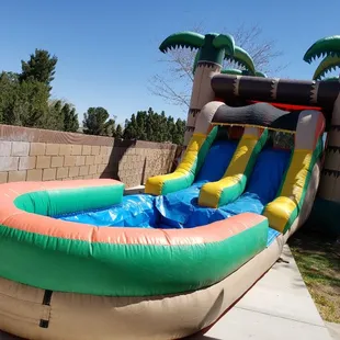 Waterslides available