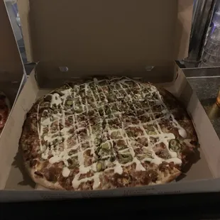 Steak bacon jalapeño Pizza