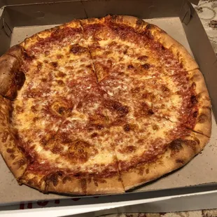Large NY thin pizza. Looks great from first look