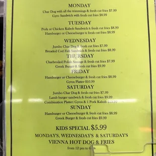 Specials... because who doesn&apos;t love specials??