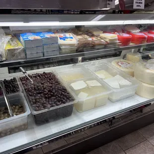 Imported Feta, Greek Cheeses and Olives