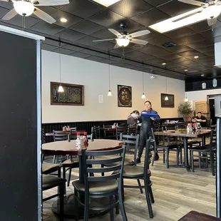 a man sitting at a table