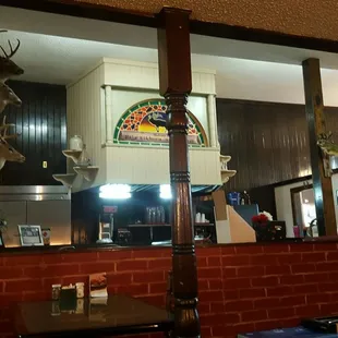  a view of the dining room