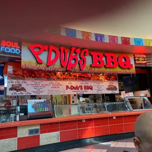 the front of the restaurant