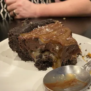 Dark Chocolate Salted Caramel Pie