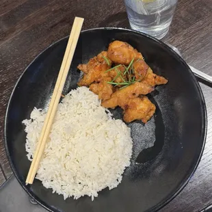 Lunch Honey Chicken... sad small portion.