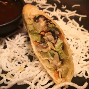  a sandwich on a plate with rice