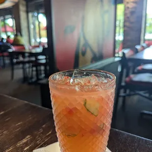 Strawberry Cucumber Lemonade was a home run