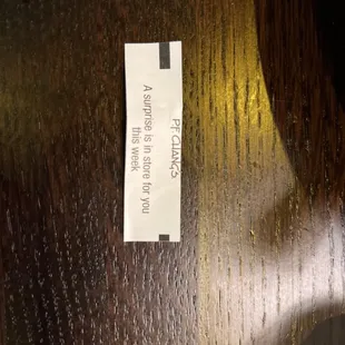 The surprise was hair in my food.