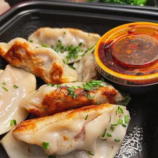 Chicken Pan Fried Dumplings