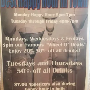 Great Happy Hour!!!