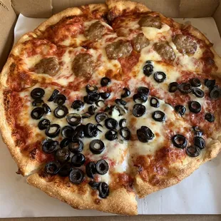  a pizza in a box