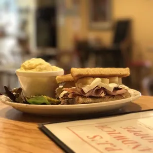 Ham ,pineapple &amp; cream cheese! One of the family's favorites made its mark on the menu, such great flavors, put together so well!