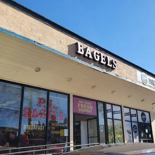 Front of P. L. Bagels