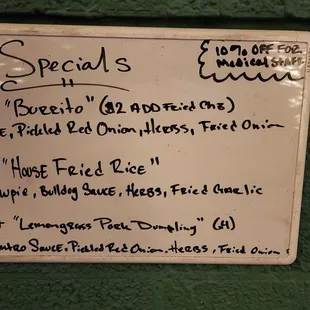 Specials