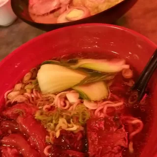 Braised Beef and Tendon Noodle Soup