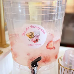 Iced Strawberry Water