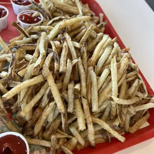 Just fries!