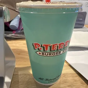 My delicious root beer float.