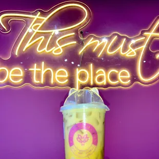 Mango and passionfruit yakult