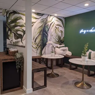 Lounge area is so cute