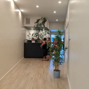 Hot yoga is now Upstairs