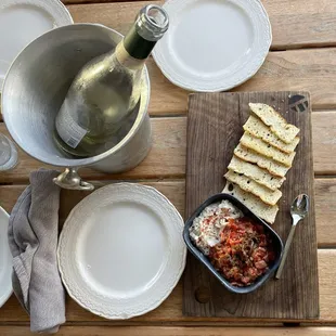 Beef tartare and Pinot Grigio