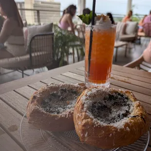 Spinakopita and Coconut Gin Cocktail