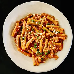 special - rigatoni with sausage