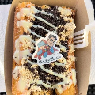 Our Oreo Crumble Churros!