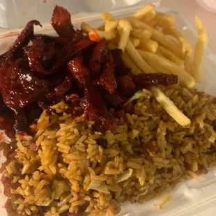 Arroz Chino Y Costillita