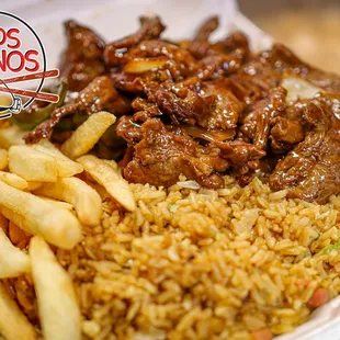 a close up of a plate of food