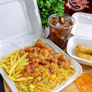 Combinación de Pollo Sesame