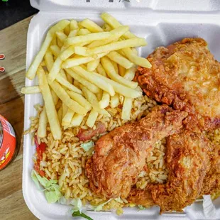 Combinación de Pollo Frito