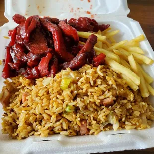 Boneless ribs combo
 Combinación de costillas deshuesadas