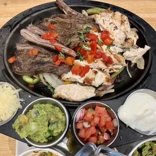 Combo Fajitas Platter