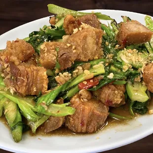 Most Popular Chinese Broccoli Crispy Pork