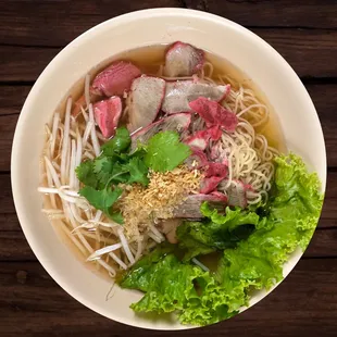BBQ Pork with Egg Noodle