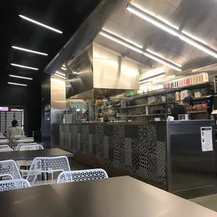 the interior of a restaurant